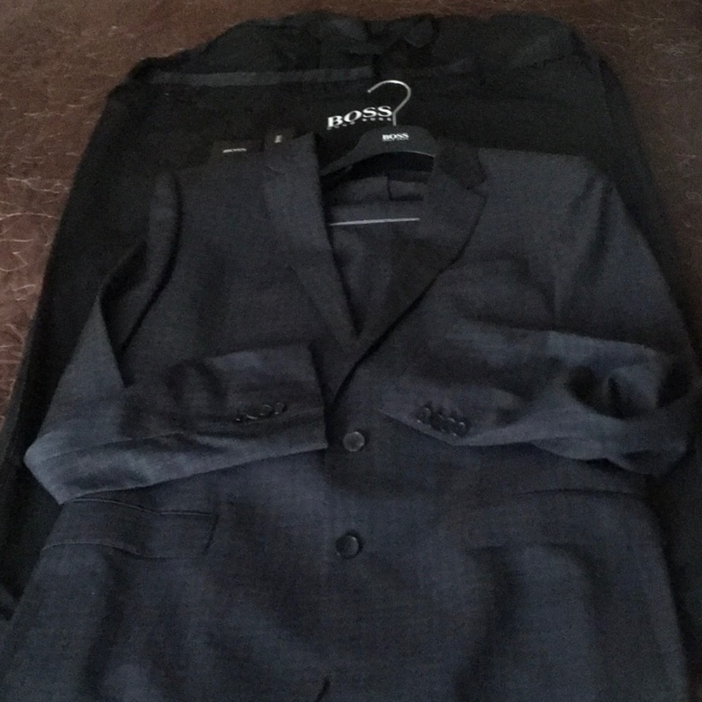 Hugo Boss Check Suit Super100